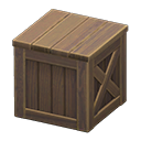 Wooden box None Label Dark brown