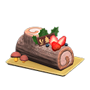 Yule log brown