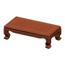 Zen low table Dark wood