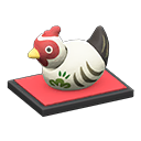 Animal Crossing Zodiac rooster figurine Image