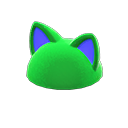 flashy pointy-ear animal hat Green
