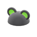 Animal Crossing flashy round-ear animal hat|Black Image