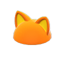 flashy round-ear animal hat Orange