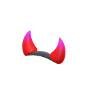 impish horns Red