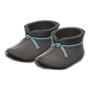 Animal Crossing mage's boots|Black Image