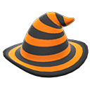 mage's striped hat Orange