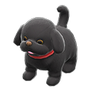 puppy plushie black