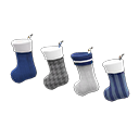 Animal Crossing set of stockings|Blue Image