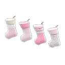 set of stockings Pink