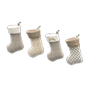 set of stockings grey