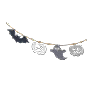 Animal Crossing spooky garland|Black Image