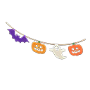 spooky garland Purple