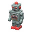 tin robot grey
