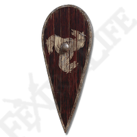 Horse Crest Wooden Shield