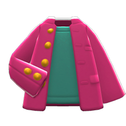 After-school Jacket Berry red
