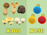 All Mushroom & Ornament