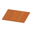 Brown Wooden-Deck Rug