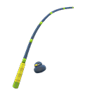 Colorful Fishing Rod Gray