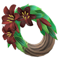 Dark Lily Wreath