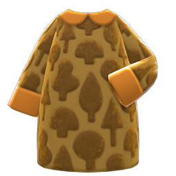 Forest-Print Dress