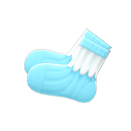Frilly Socks Blue