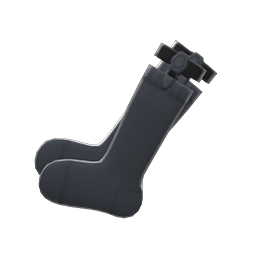Garter Socks Black