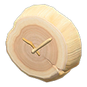 Log Wall-Mounted Clock