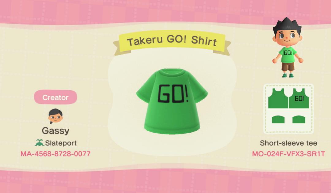 Animal Crossing Design Code: MO-024F-VFX3-SR1T Squid Girl: Takeru