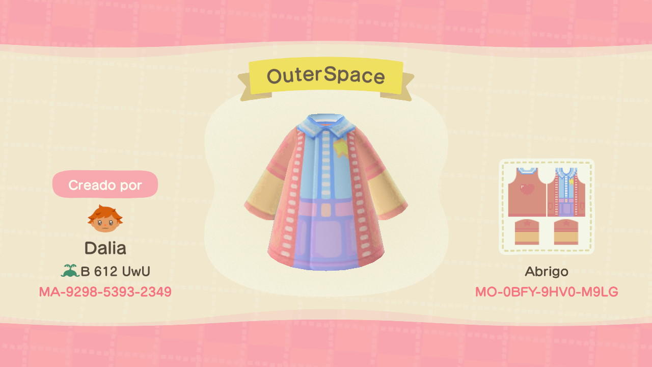 Animal Crossing Design Code: MO-0BFY-9HV0-M9LG OuterSpace