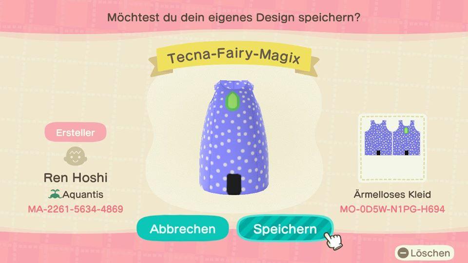 Animal Crossing Design Code: MO-0D5W-N1PG-H694 Tecna-Fairy-Magix