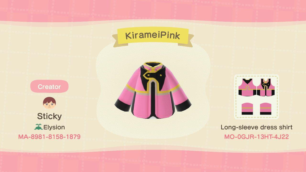 Animal Crossing Design Code: MO-0GJR-13HT-4J22 Kirameipink