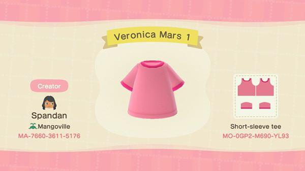 Animal Crossing Design Code: MO-0GP2-M690-YL93 Veronica Mars 1