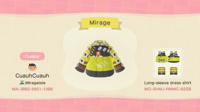 Animal Crossing Design Code: MO-0HMJ-RMWC-62G8 Mirage Apex Legends