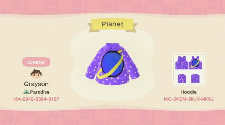 Animal Crossing Design Code: MO-0KSM-8KJY-MK8J Planet