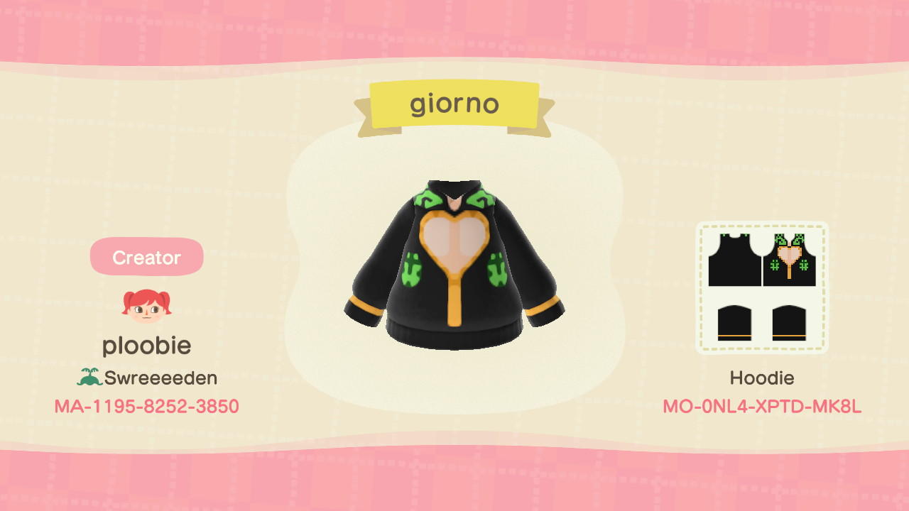 Animal Crossing Design Code: MO-0NL4-XPTD-MK8L giorno