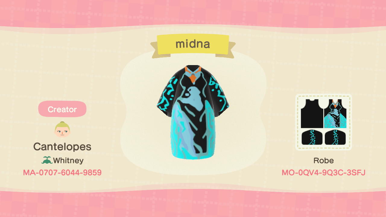 Animal Crossing Design Code: MO-0QV4-9Q3C-3SFJ midna