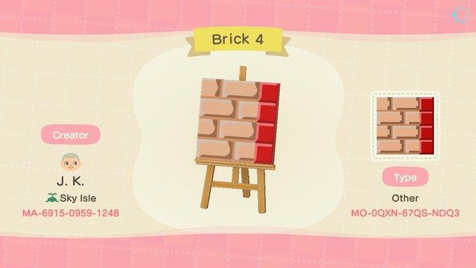 Animal Crossing Design Code: MO-0QXN-67QS-NDQ3 Brick 4