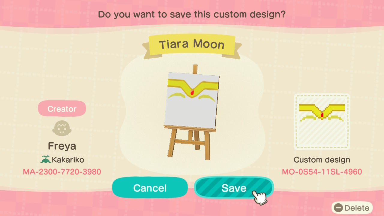 Animal Crossing New Horizons Design ID Codes, ACNH Creator IDs Database