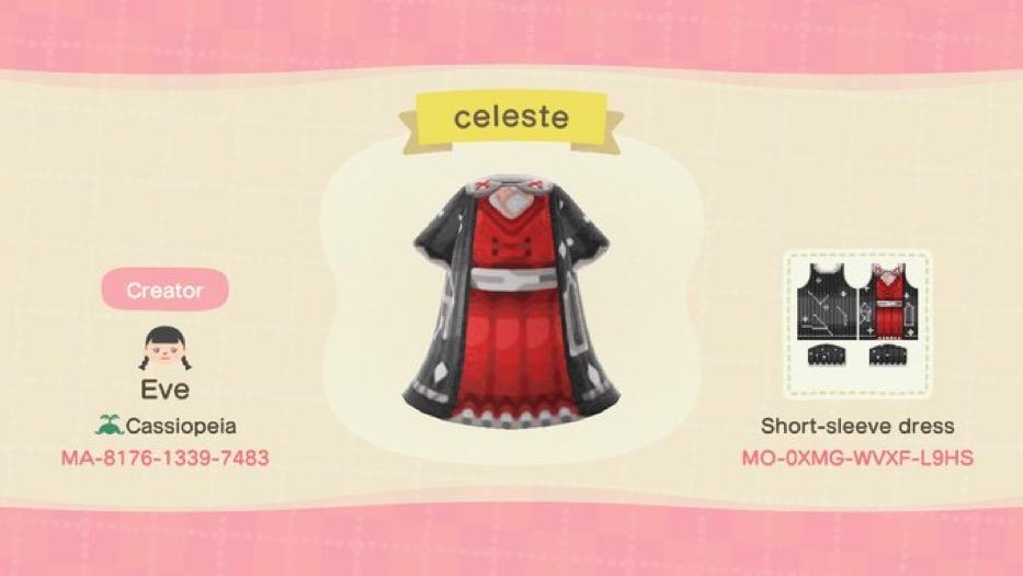Animal Crossing Design Code: MO-0XMG-WVXF-L9HS celeste