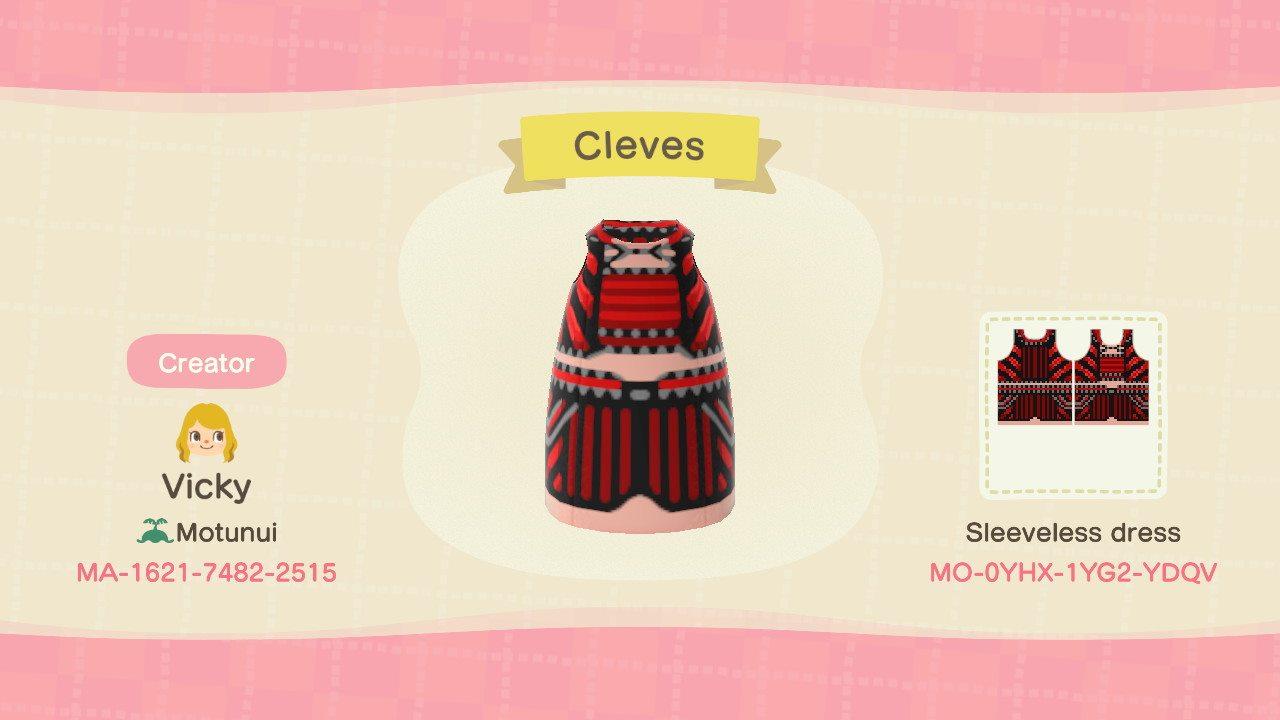Animal Crossing Design Code: MO-0YHX-1YG2-YDQV Anne of Cleves- Six