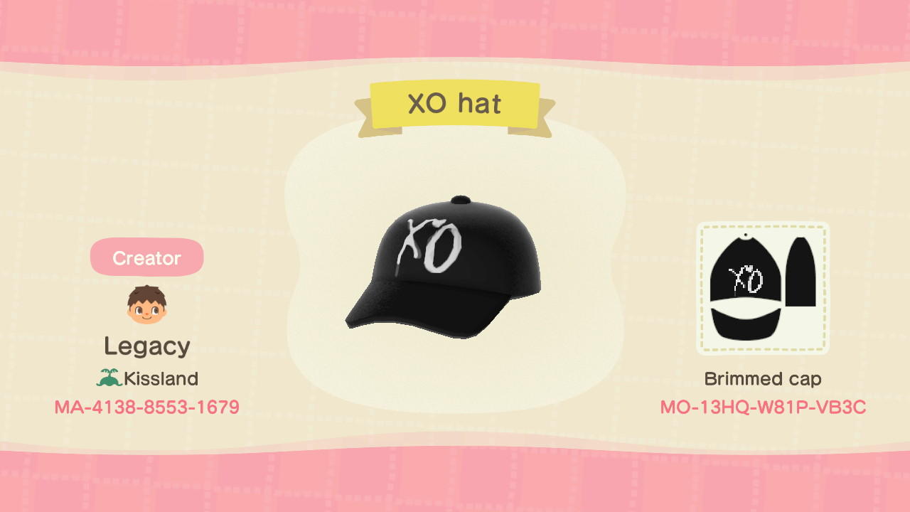 Animal Crossing Design Code: MO-13HQ-W81P-VB3C XO