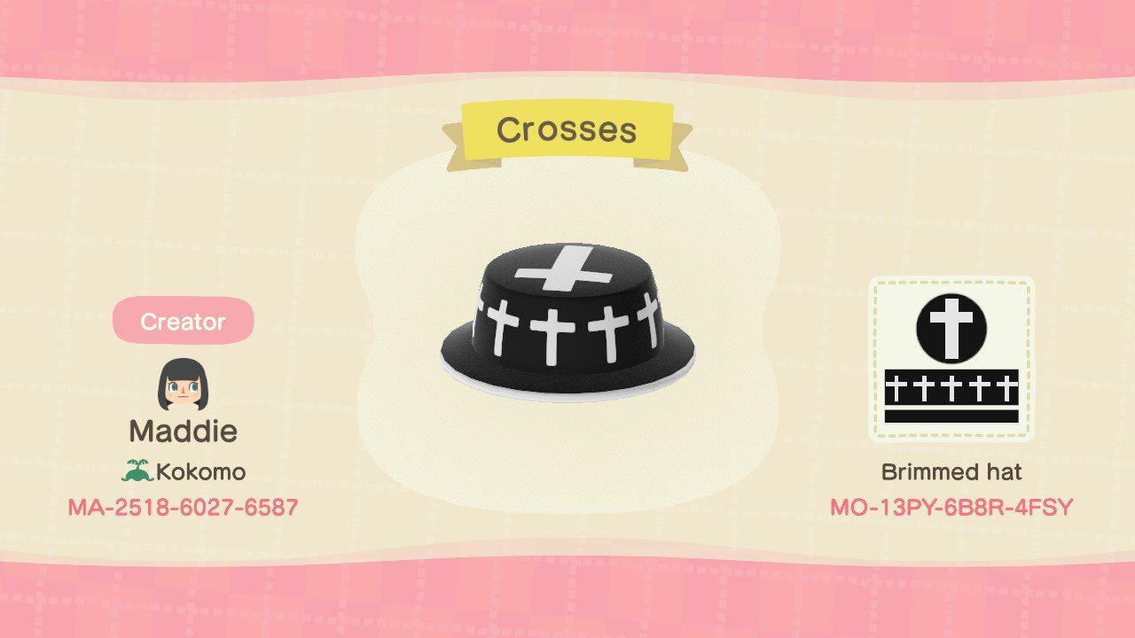 Animal Crossing Design Code: MO-13PY-6B8R-4FSY Crosses