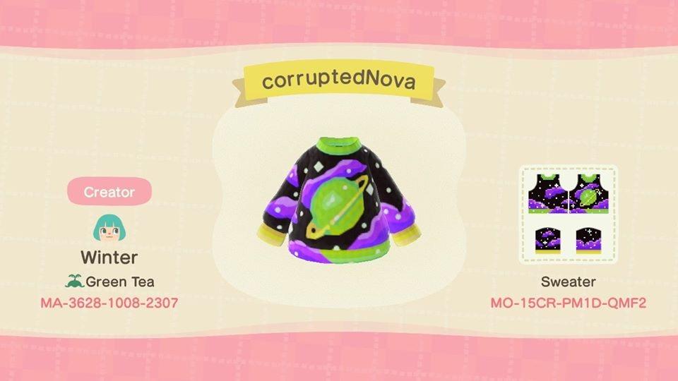 Animal Crossing Design Code: MO-15CT-PM1D-QMF2 CorruptedNova