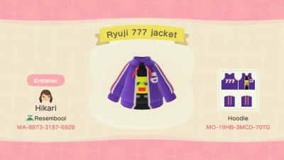 Animal Crossing Design Code: MO-19HB-3MCD-70TG Persona 5 Ryuji