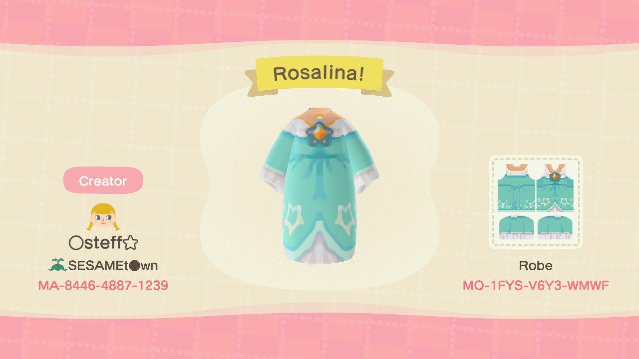 Animal Crossing Design Code: MO-1FYS-V6Y3-WMWF Rosalina!