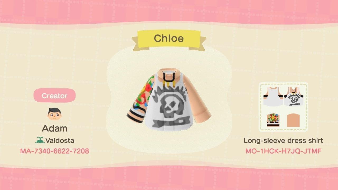 Animal Crossing Design Code: MO-1HCK-H7JQ-JTMF Chloe Price LiS