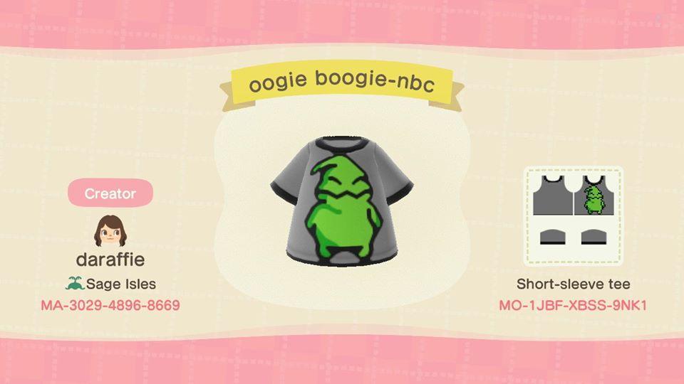 Animal Crossing Design Code: MO-1JBF-XBSS-9NK1 oogie boogie-nbc