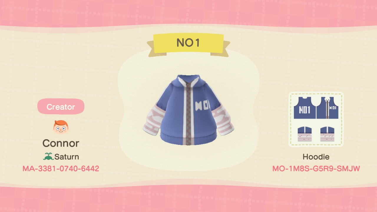 Animal Crossing Design Code: MO-1M8S-G5R9-SMJW NO1