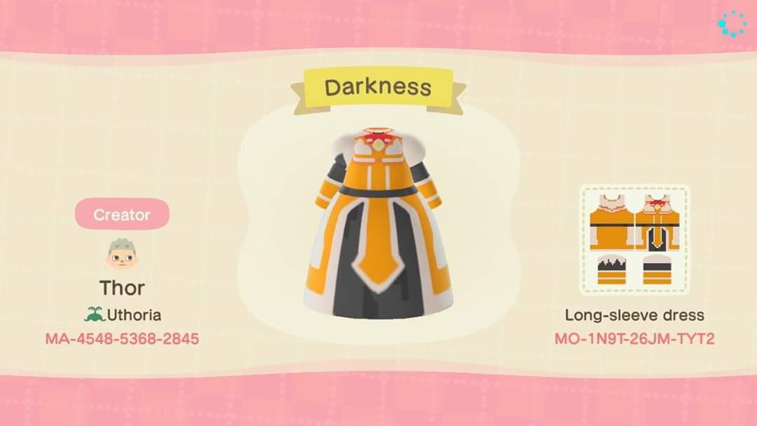 Animal Crossing Design Code: MO-1N9T-26JM-TYT2 Darkness