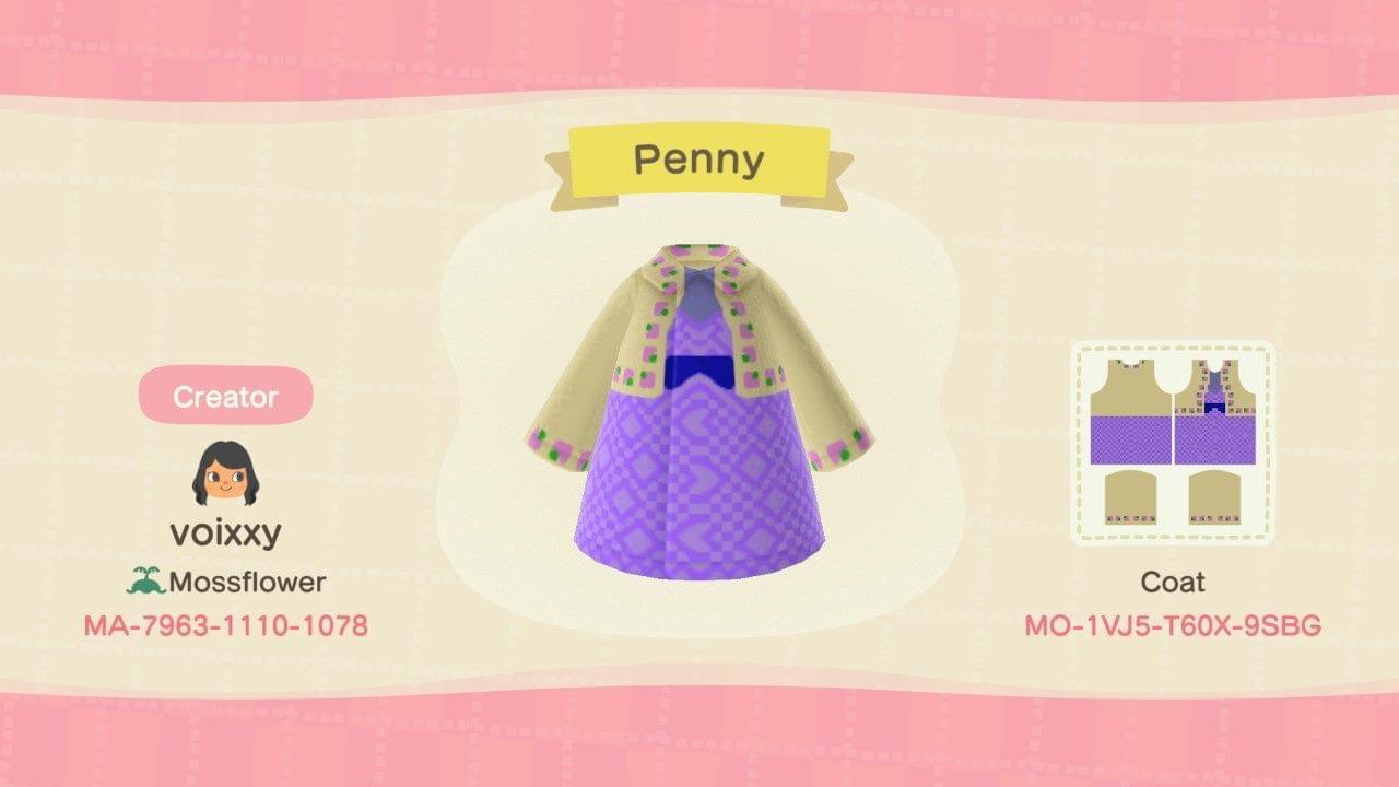 Animal Crossing Design Code: MO-1VJ5-T60X-9SBG Penny Dr Horrible